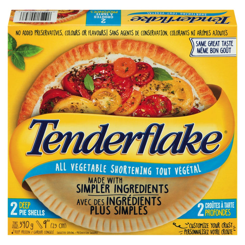 TENDERFLAKE PIE SHELLS VEG [340 g]