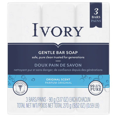 IVORY BAR SOAP [3 pkg]