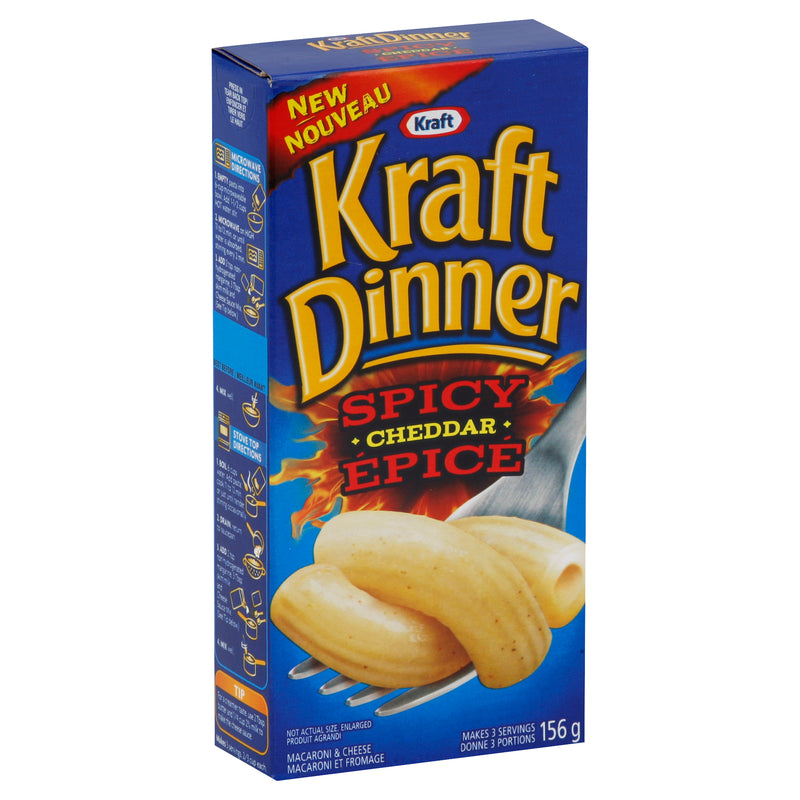 KRAFT DINNER SPICY CHEDDAR [156 g]