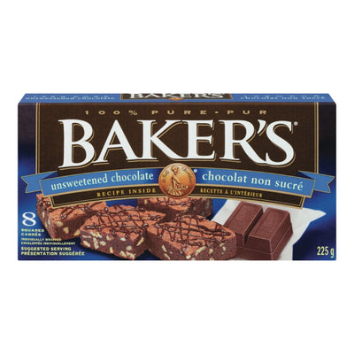 BAKERS UNSWEETENED CHOCOLATE [225 g]