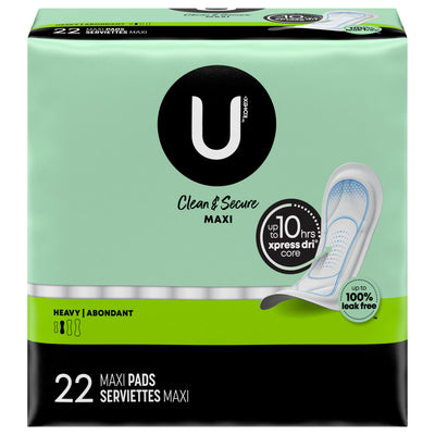 KOTEX HEAVY MAXI PADS [22 pkg]