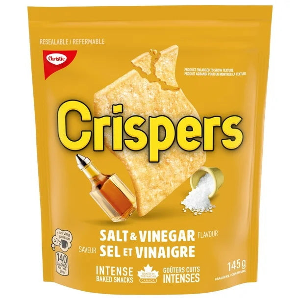 CHRISTIE CRISPERS SALT/VINEGAR [145 g]