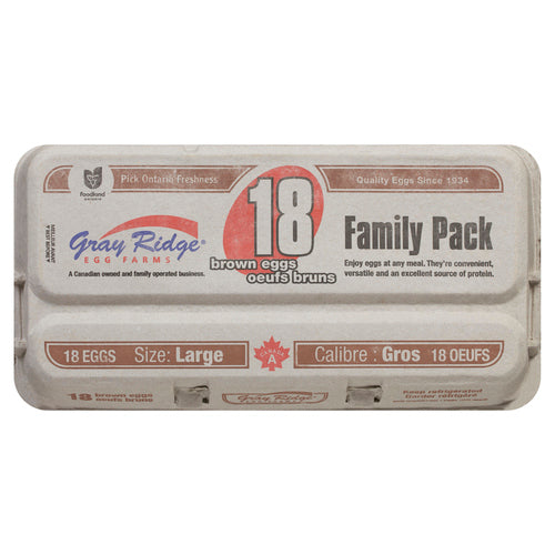 GRAYRIDGE LARGE BROWN [18 pkg]