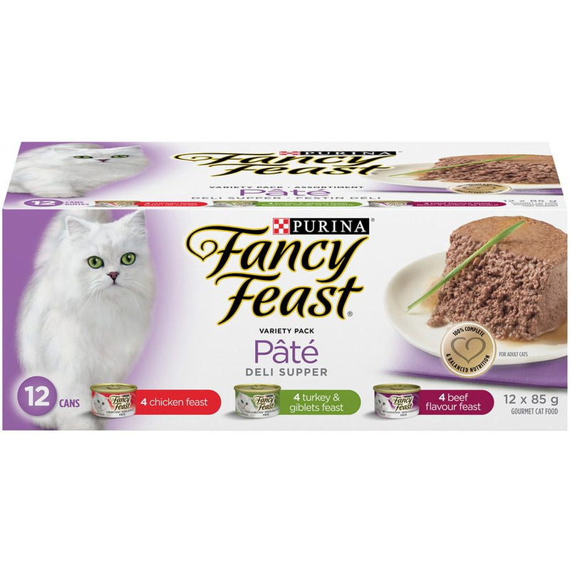 PURINA FANCY FEAST PATE PACK [12 pkg]