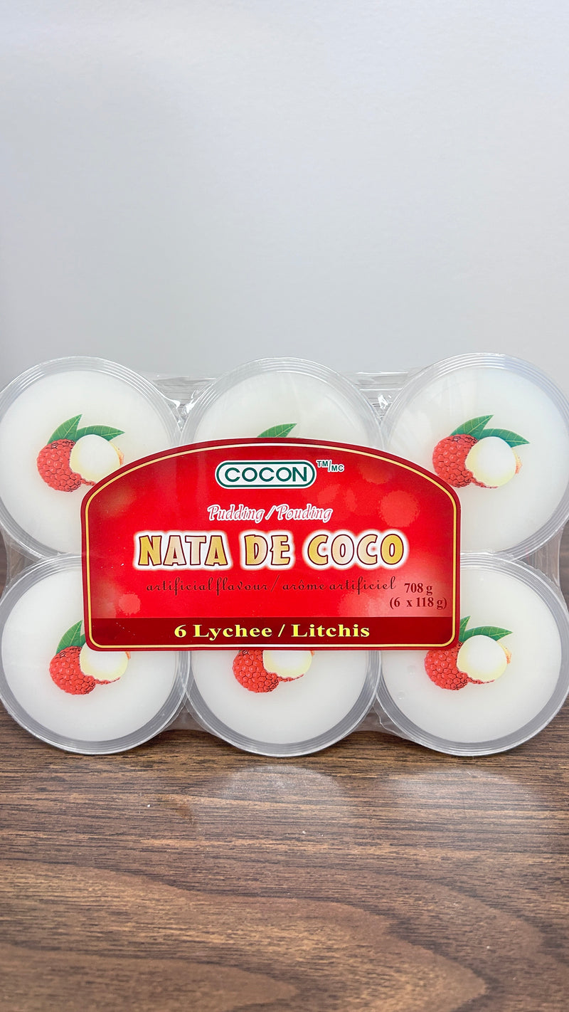COCON LYCHEE PUDDING [6 pkg]
