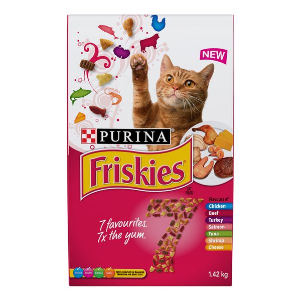FRISKIES 7 FAVOURITES CAT FOOD [1.42 kg]