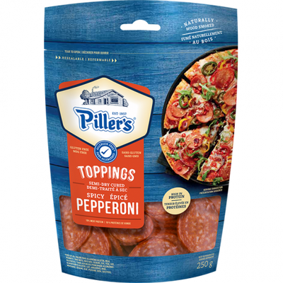 PILLERS SPICY PEPPERONI TOPPIN [250 g]