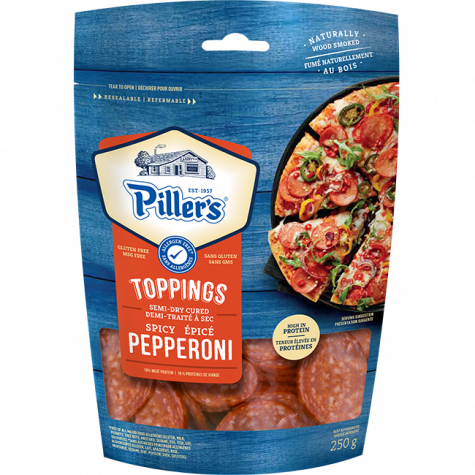 PILLERS SPICY PEPPERONI TOPPIN [250 g]