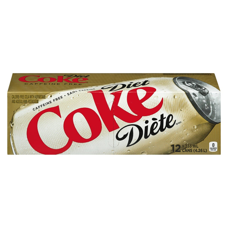 CAFFEINE FREE DIET COKE [12 pkg]