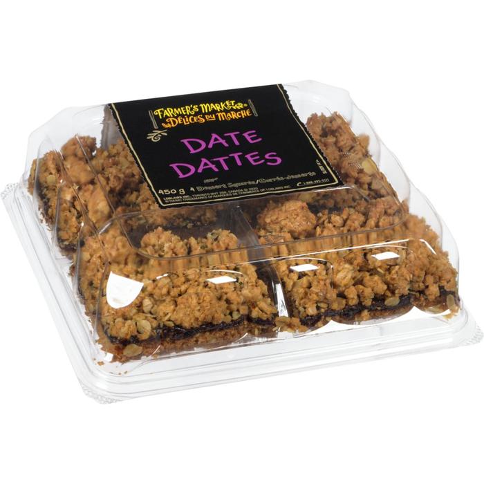 FARMERS MARKET DATE SQUARES [450 g]