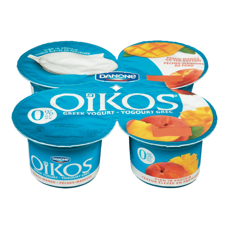 DANONE OIKOS PEACH / MANGO [4 pkg]