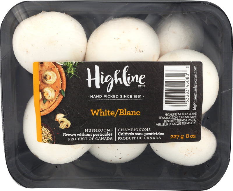 8OZ WHOLE WHITE MUSHROOMS [1 ea]