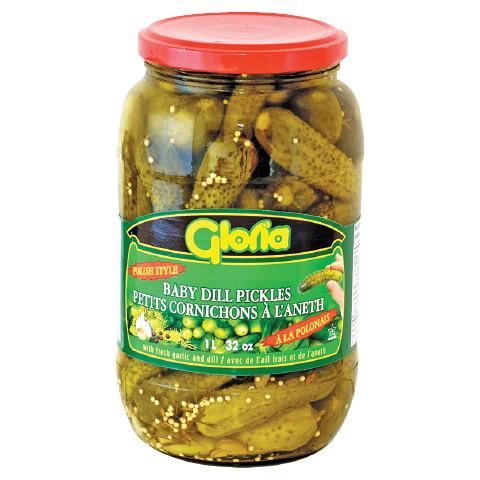 GLORIA BABY DILL PICKLES [1 ltr]