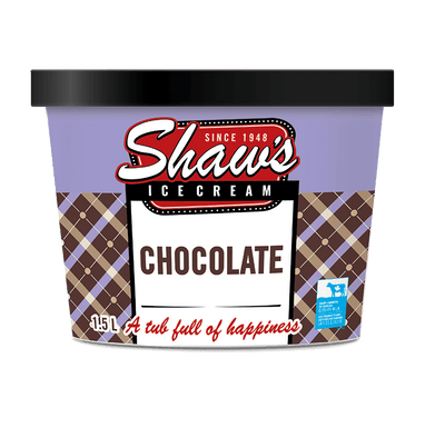 SHAWS CHOCOLATE ICE CREAM [1.5 l]