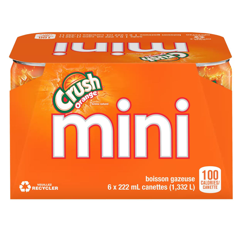 CRUSH MINI CANS 6 PACK [222 ml]