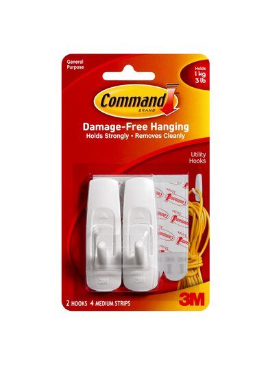 3M COMMAND MEDIUM HOOKS [1 ea]