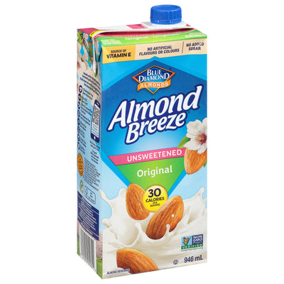 BD UNSWEETENED ALMOND BREEZE [946 ml]