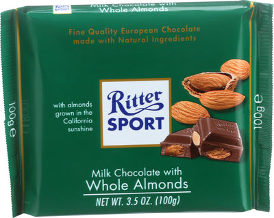 RITTER SPORT WHOLE ALMONDS [100 g]