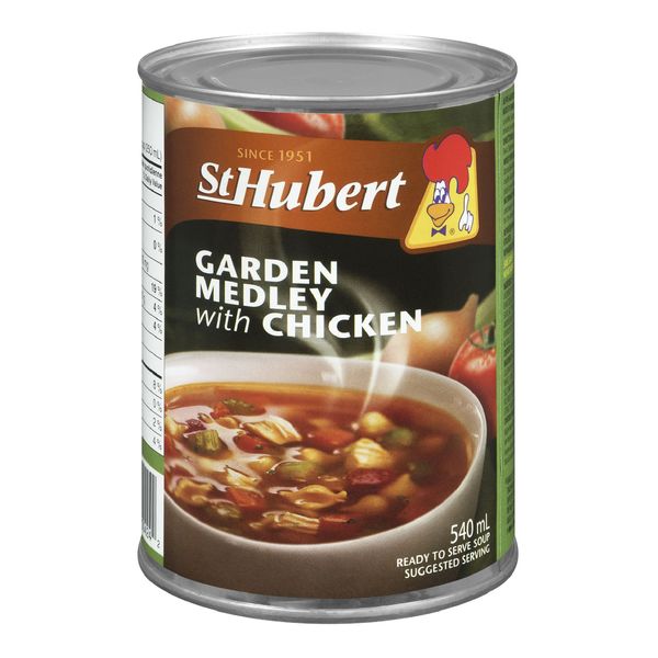 ST HUBERT GARDEN CHICKEN SOUP [540 ml]