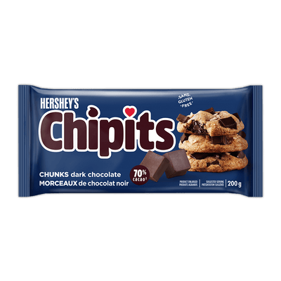 HERSHEY CHIPIT DARK CHOC CHUNK [200 g]