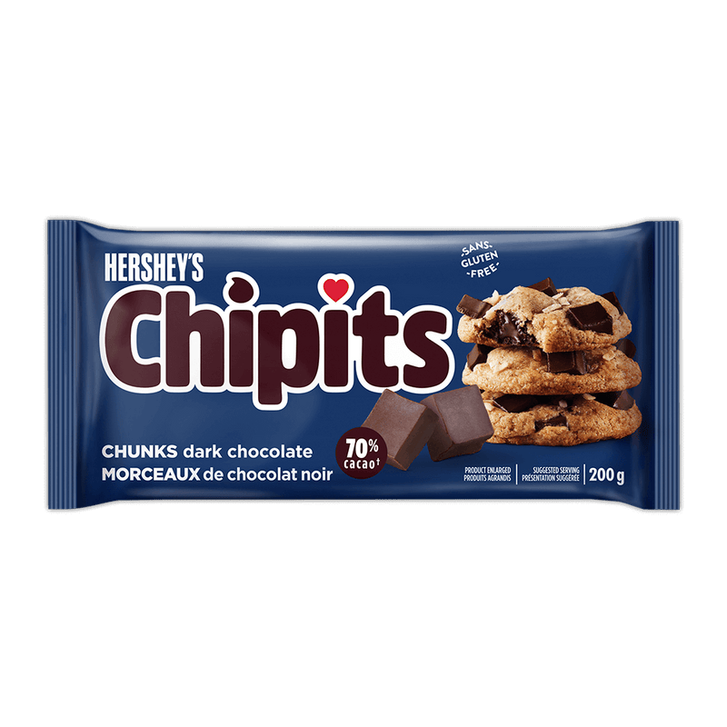 HERSHEY CHIPIT DARK CHOC CHUNK [200 g]