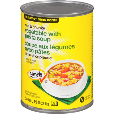 NN CHUNKY VEGTABLE PASTA SOUP [540 ml]