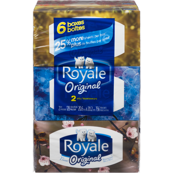 ROYALE ORIGINAL FACIAL TISSUE [1 ea]