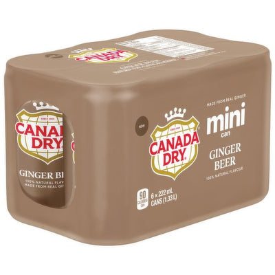 CANADA DRY GINGER BEER [6 pkg]