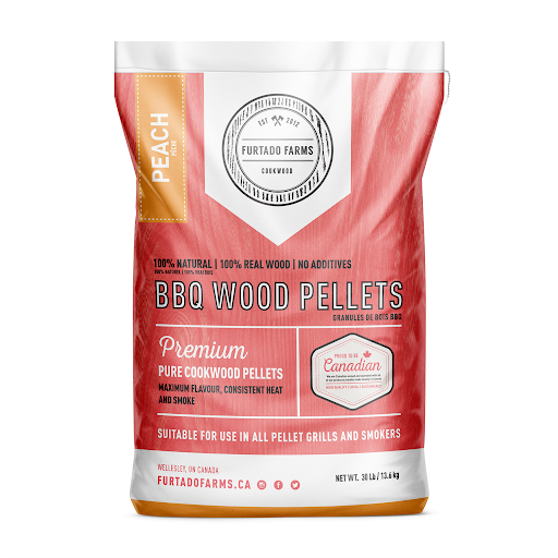 BBQ WOOD PELLETS PEACH [1 ea]