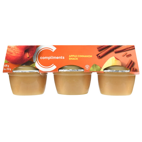 COMPLIMENTS APPLE SNACK CINNAM [678 g]
