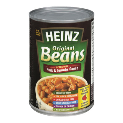 HEINZ BEANS PORK/ TOMATO [398 ml]