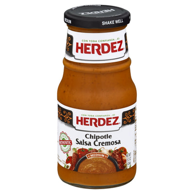 Herdez Chipotle Medium Salsa Cremosa, 434 g