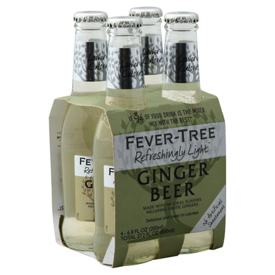 FEVER TREE GINGER BEER LIGHT [4 pkg]