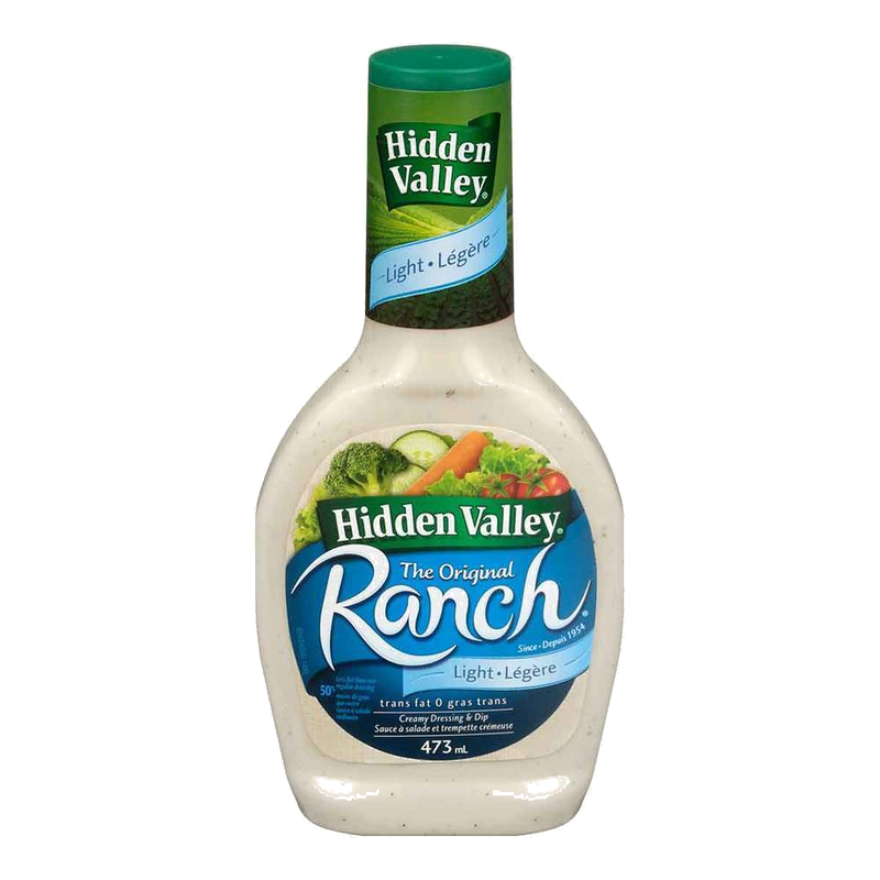 HIDDEN VALLEY RANCH LESS FAT [473 ml]