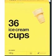 NO NAME ICE CREAM CUPS [36 pkg]