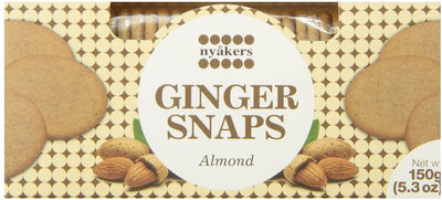 NYAKERS GINGER SNAPS ALMOND [150 g]
