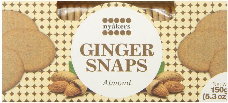 NYAKERS GINGER SNAPS ALMOND [150 g]