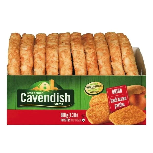 CAVENDISH HASH PATTIES ONION [600 g]