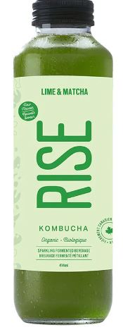 RISE KOMBUCHA LIME & MATCHA [414 ml]