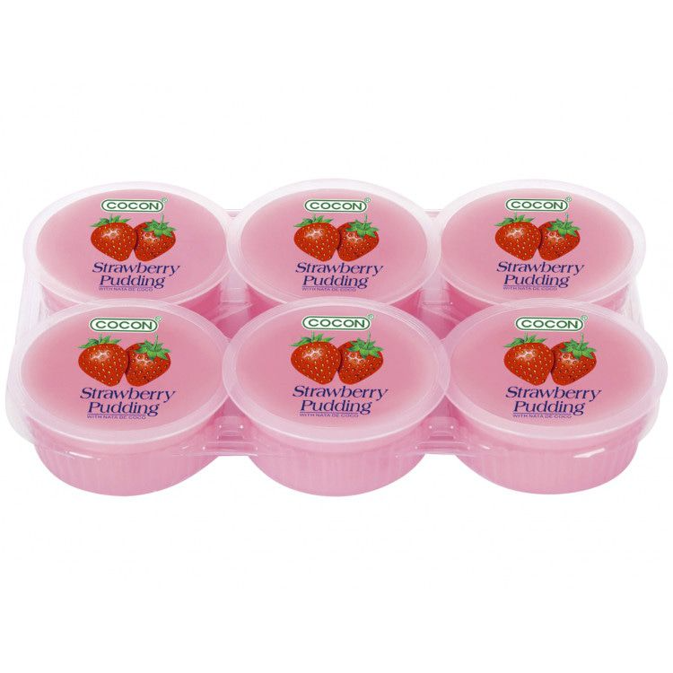 COCON STRAWBERRY PUDDING [6 pkg]