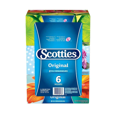 SCOTTIES FACIAL TISSUE [6 pkg]