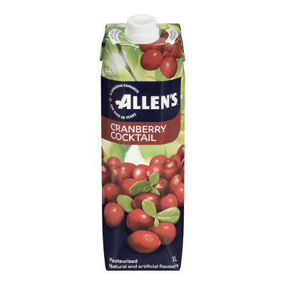 ALLENS CRANBERRY COCKTAIL [1 ltr]