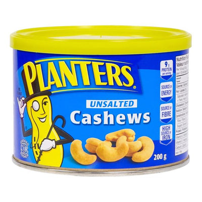 PLANTERS UNSALTED CASHEWS [200 g]