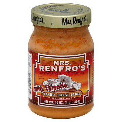Mrs. Renfro's Medium Hot Nacho Cheese Sauce With Chipotle, 454 g